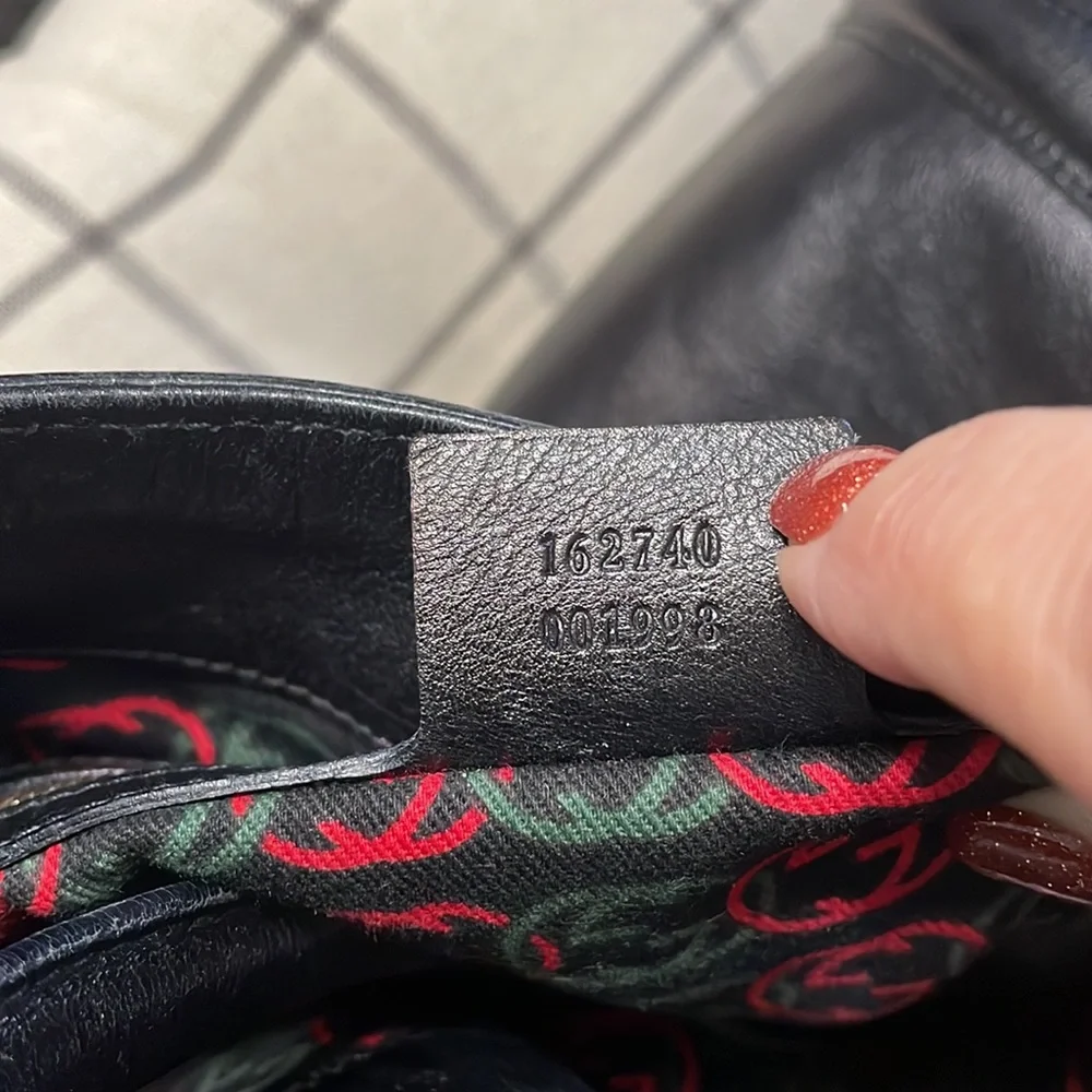 Authentic Gucci BRiTT Black Hobo Handbag - Picture 5 of 5